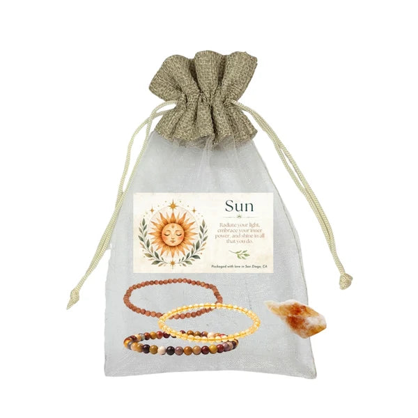Intentions Bracelet Set - Sun 4mm