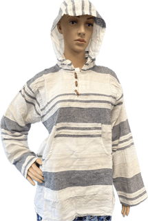 Kerala Striped Hooded Jacket