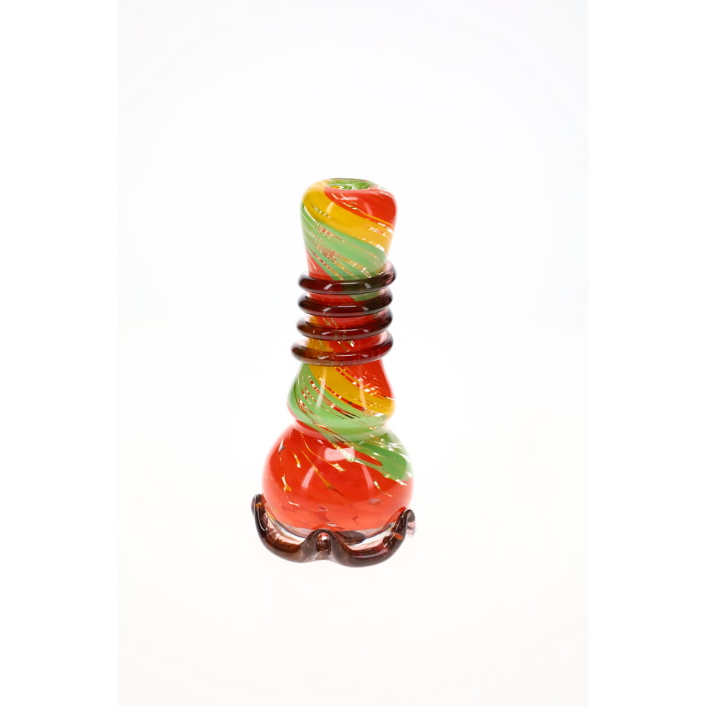 Soft Glass 7" Small Garlic Water Pipe