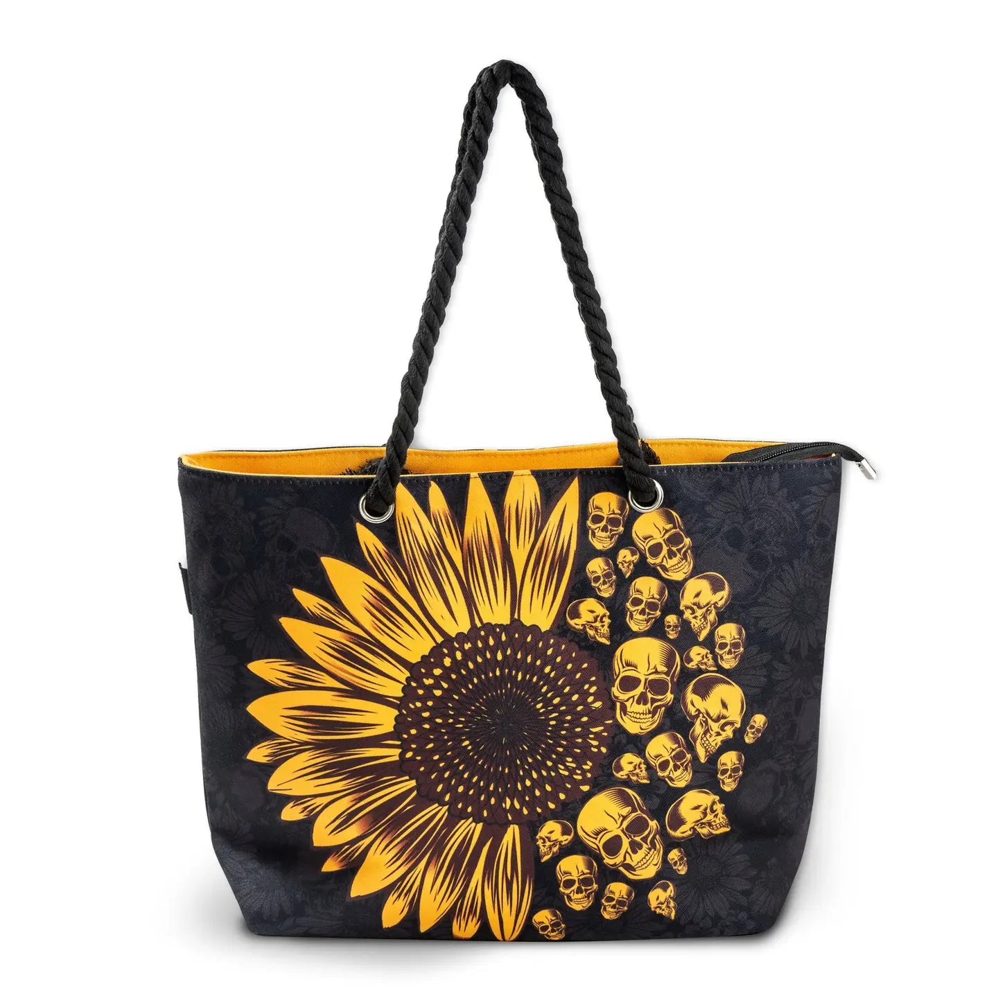 Skullistic Sunflower Skulls Shoulder Bag