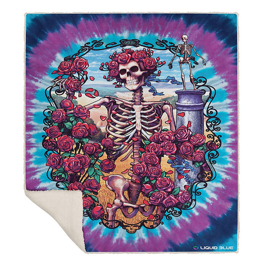 Grateful Dead 30th Anniversary Fleece Throw Blanket SALE