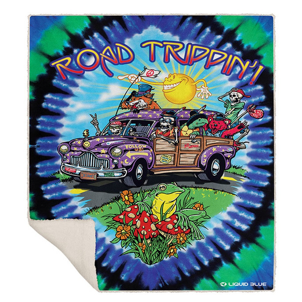 Road Trippin' Fleece Throw Blanket SALE