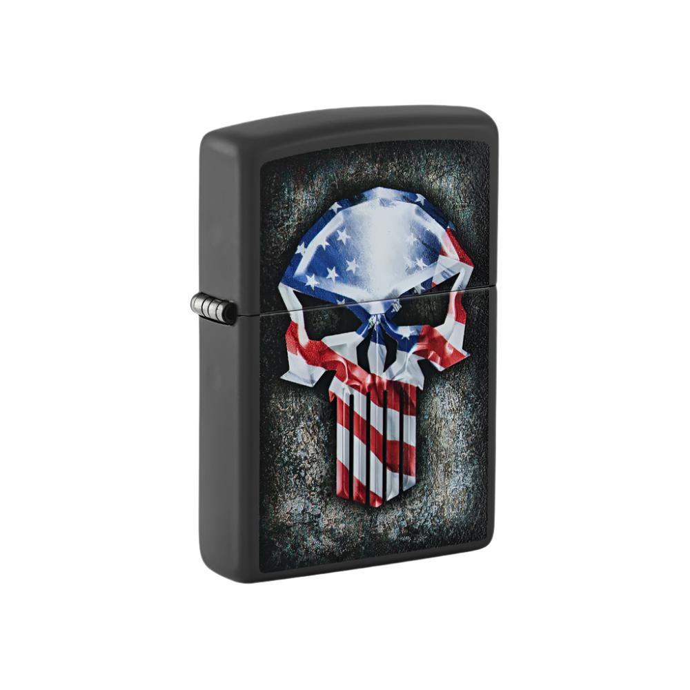 Zippo Lighter Skull Punisher American Flag SALE