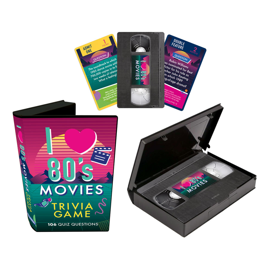 I Heart 80's Movies Trivia Card Game
