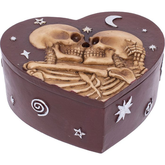 Fujima Skeleton Heart Love Stash Box