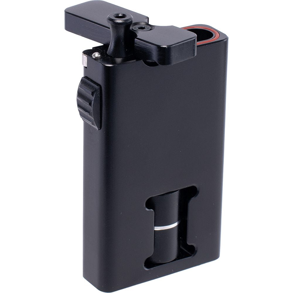 Aluminum Dugout with Ashtray & Poker - Black