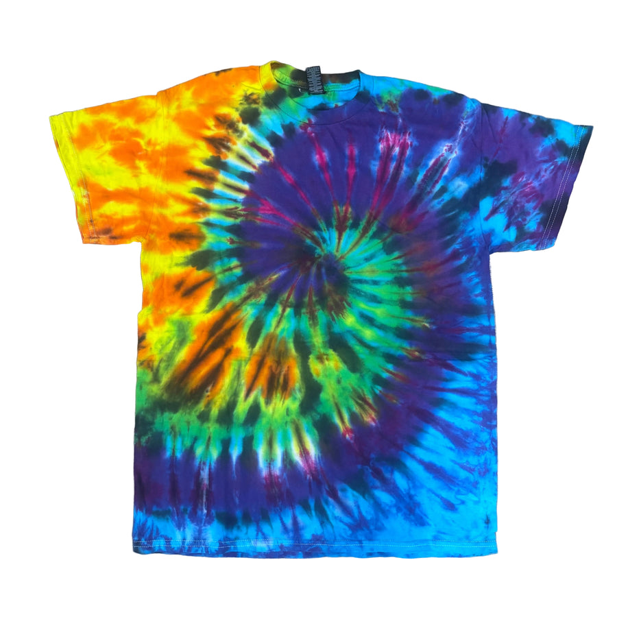 Intense Rainbow Whirlpool Tie Dye T-Shirt