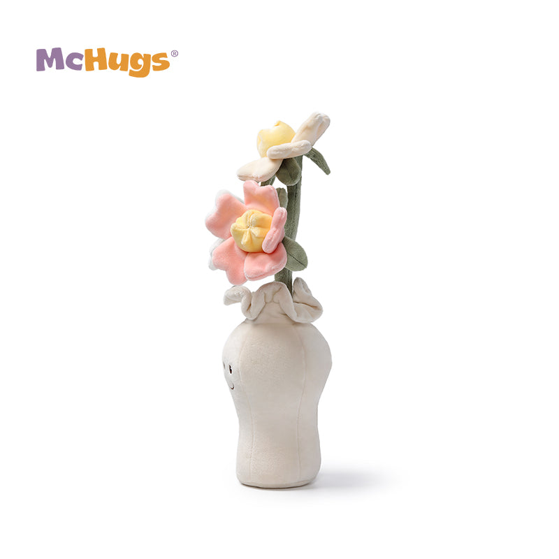 McHugs Lucky Camellia Vase Stuffed Plushie