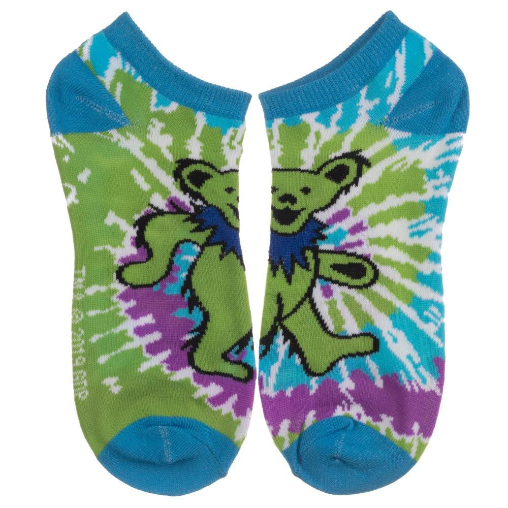 Grateful Dead Tie Dye 5 Pair Ankle Socks