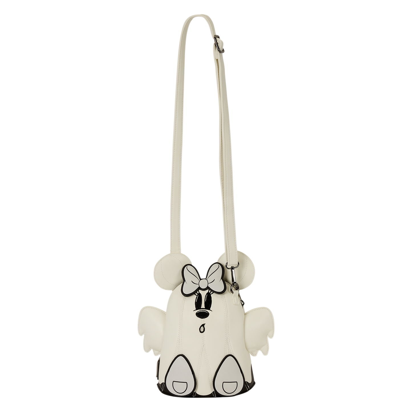 Loungefly Mickey & Minnie Mouse Ghost Glow Figural Crossbody Bag