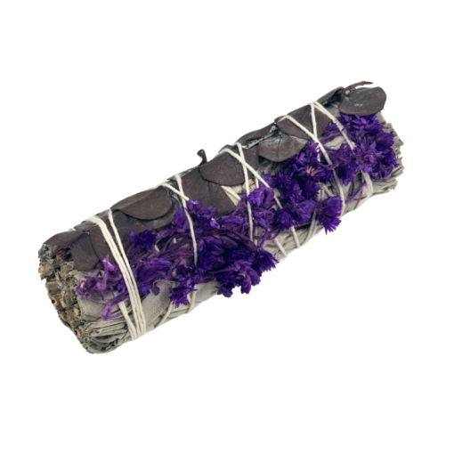 Purple Flowers & Eucalyptus Sage Bundle