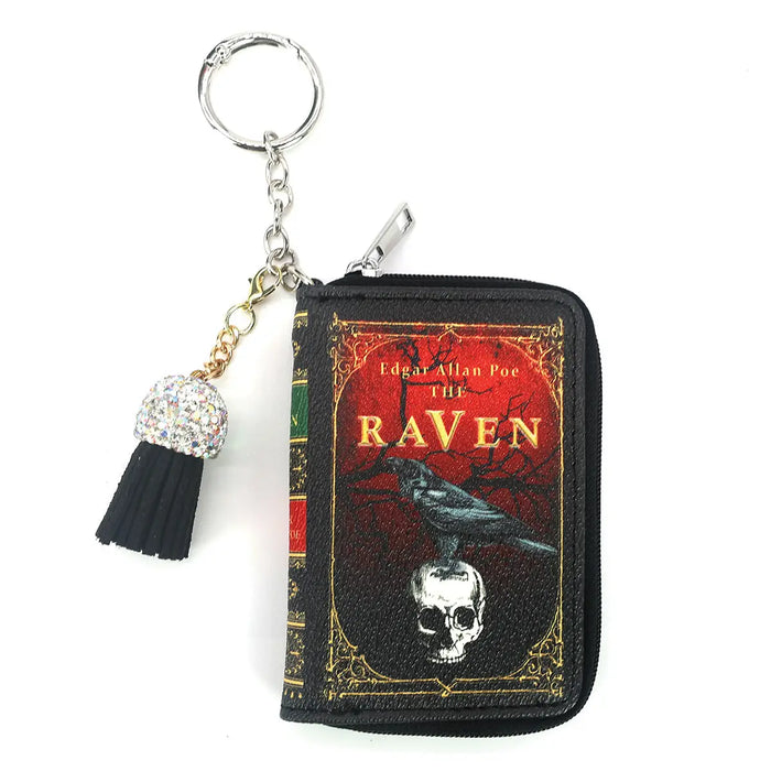 The Raven Book Bag Charm Coin Purse
