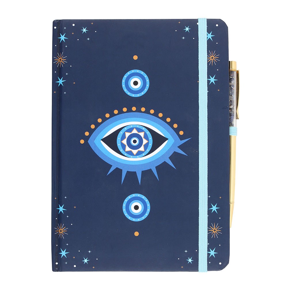 All Seeing Eye Notebook with Crystal Pen