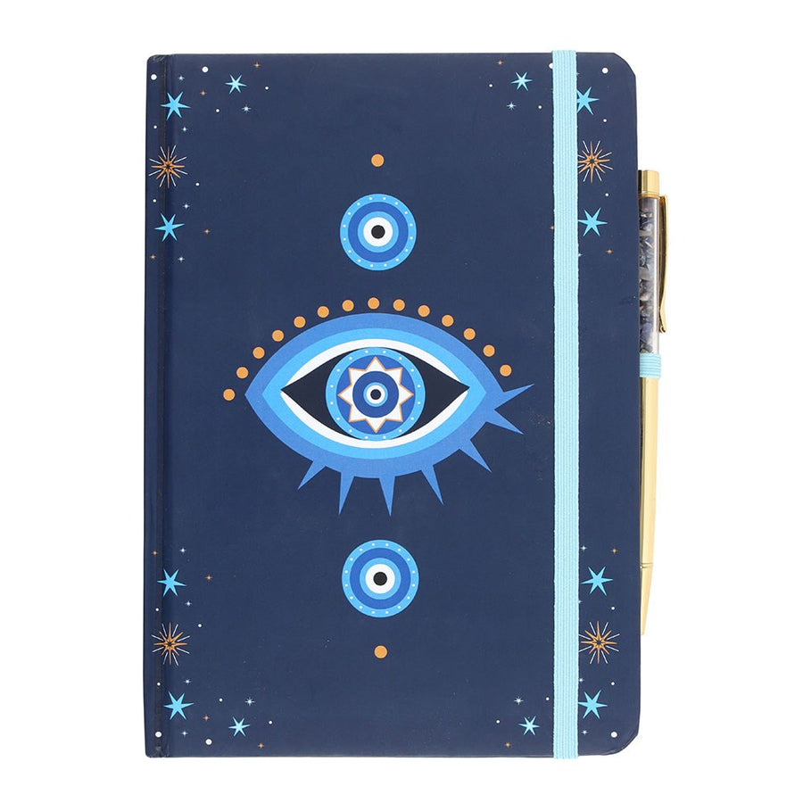 All Seeing Eye Notebook with Crystal Pen