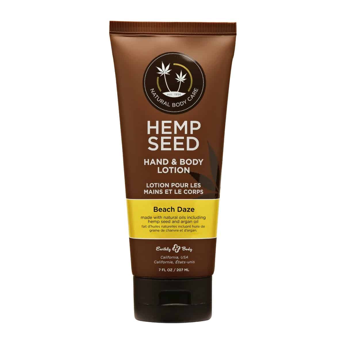 Earthly Body Hemp Seed Lotion - Beach Daze 7 oz