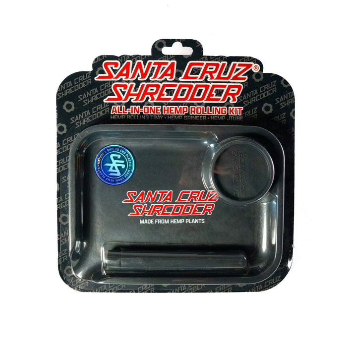 Santa Cruz Shredder All-In-One Hemp Rolling Kit - Black