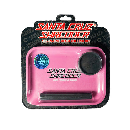 Santa Cruz Shredder All-In-One Hemp Rolling Kit - Pink & Black