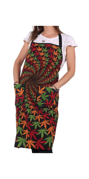 Rasta Leaf Apron