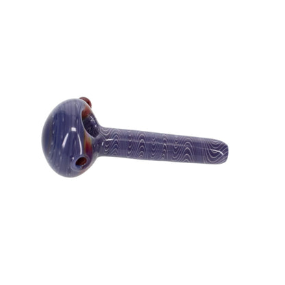 Addison Hanna Glass Purple Wig Wag Spoon