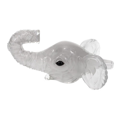 Addison Hanna Glass Elephant Head Spoon 2