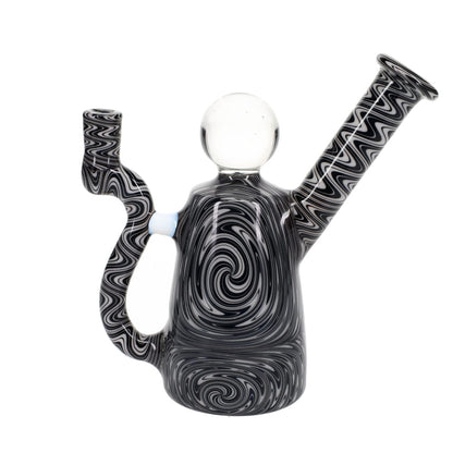 Addison Hanna Glass Black & White 3 Piece Set