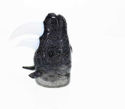 Addison Hanna Glass Sparkly Rhino