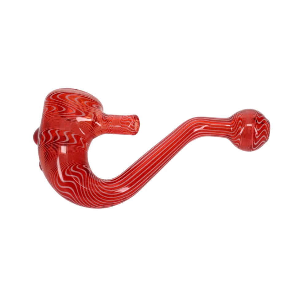 Addison Hanna Glass Red & White Sherlock 2