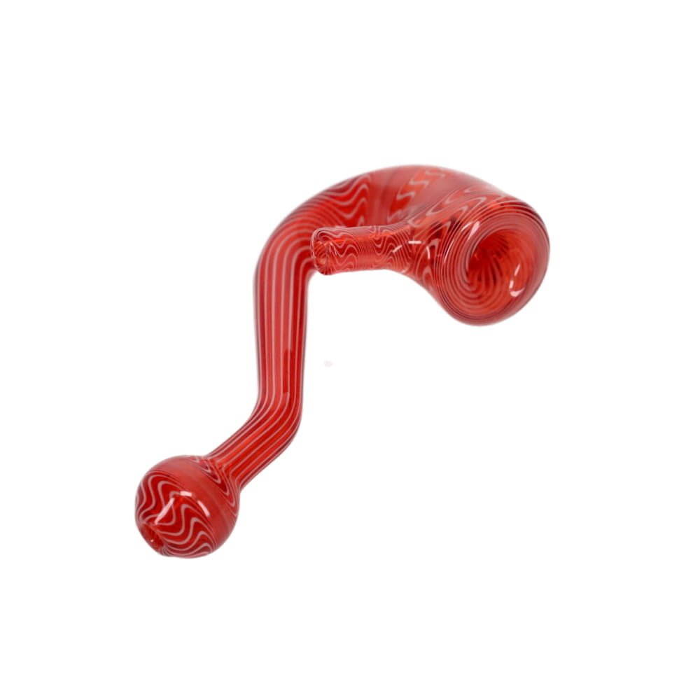 Addison Hanna Glass Red & White Sherlock 2