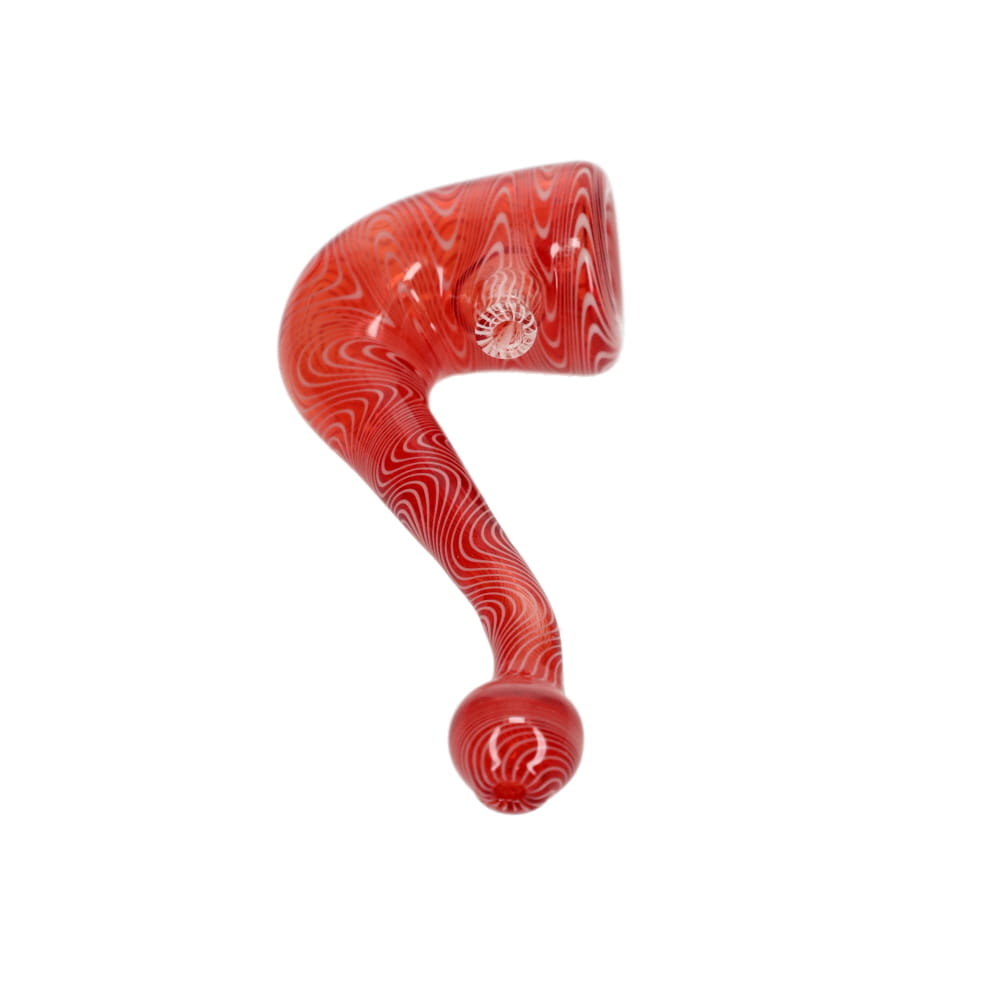 Addison Hanna Glass Red & White Sherlock 1