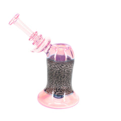 Algae Glass Purple w/ Black Brain Tech Bubbler Rig