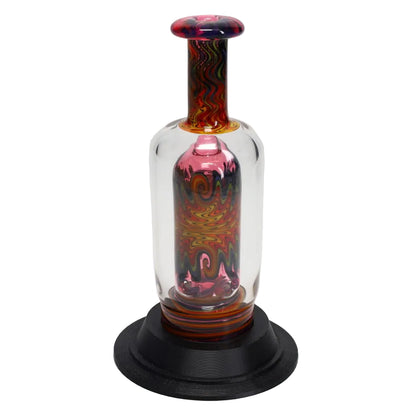 Andy G Glass UV Wig Wag & Linework Peak Top - Gold Ruby Rainbow