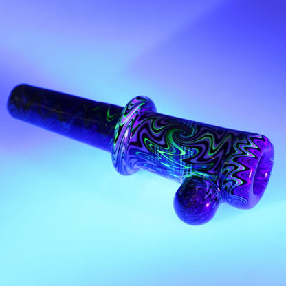 Andy G Glass Wig Wag & Linework 14mm Slide & Pinchie Chillum Combo