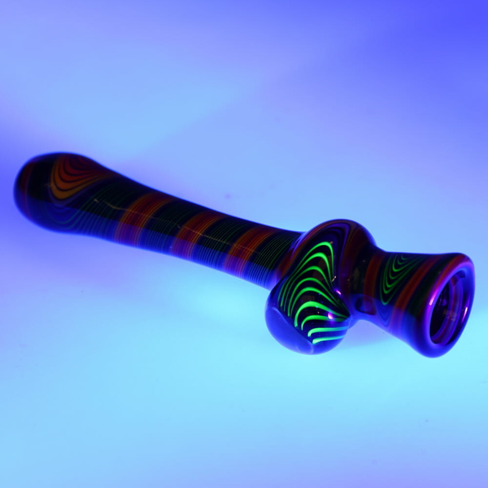 Andy G Glass Linework Pinchie Chillum