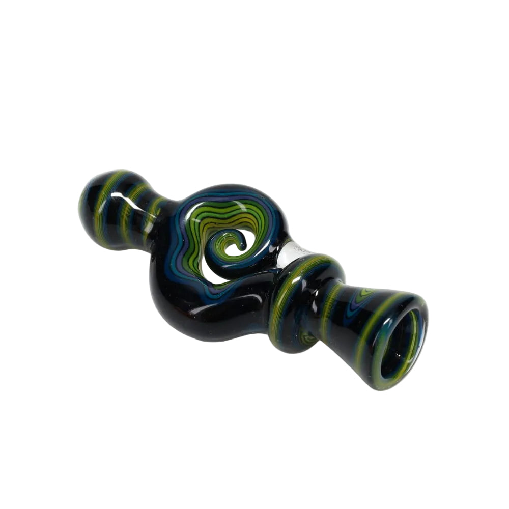Andy G Glass Curly Linework Pinchie Chillum