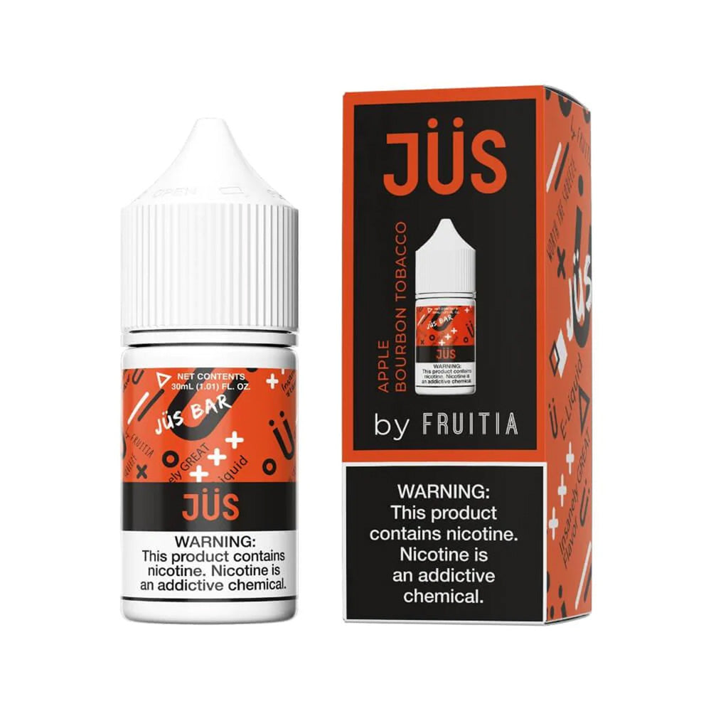 JUS Apple Bourbon Tobacco 30ml Salt Juice