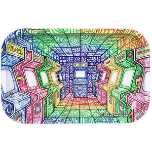 Pulsar Medium Metal Rolling Tray - Arcade Madness