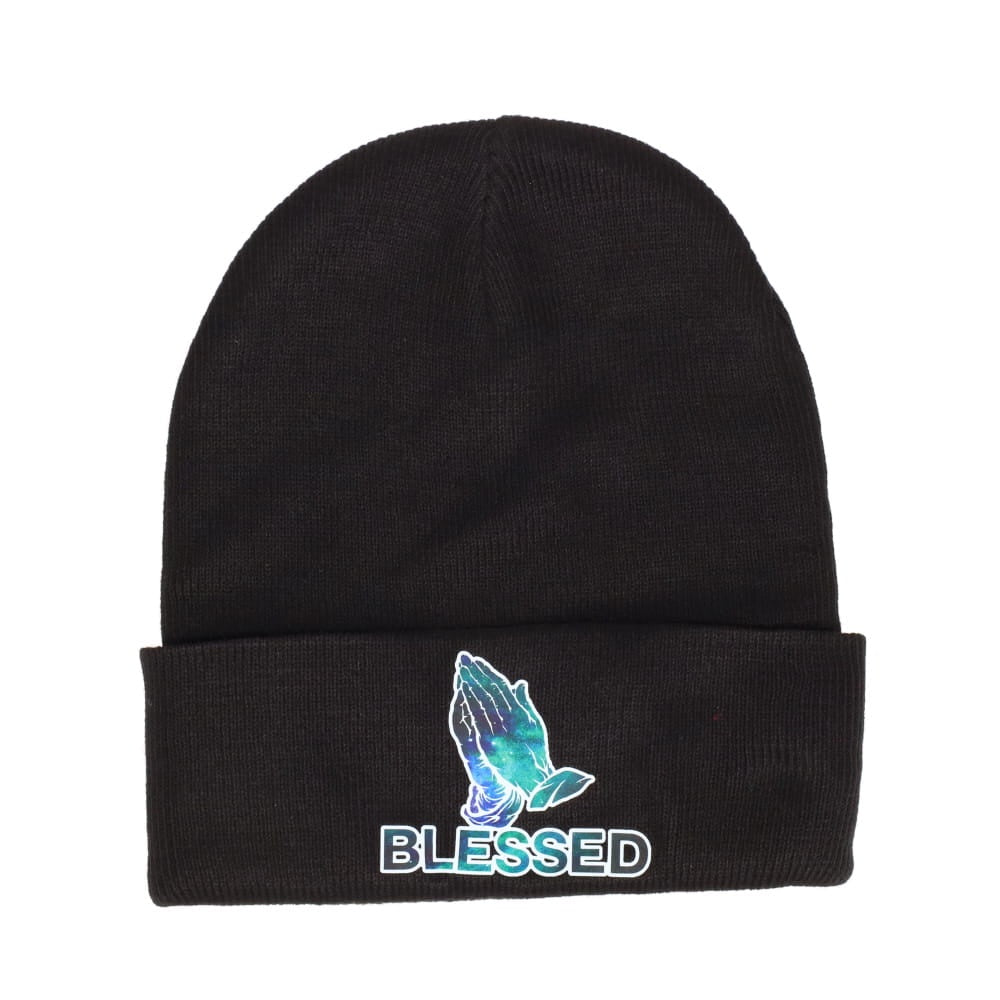 Blessed Black Beanie