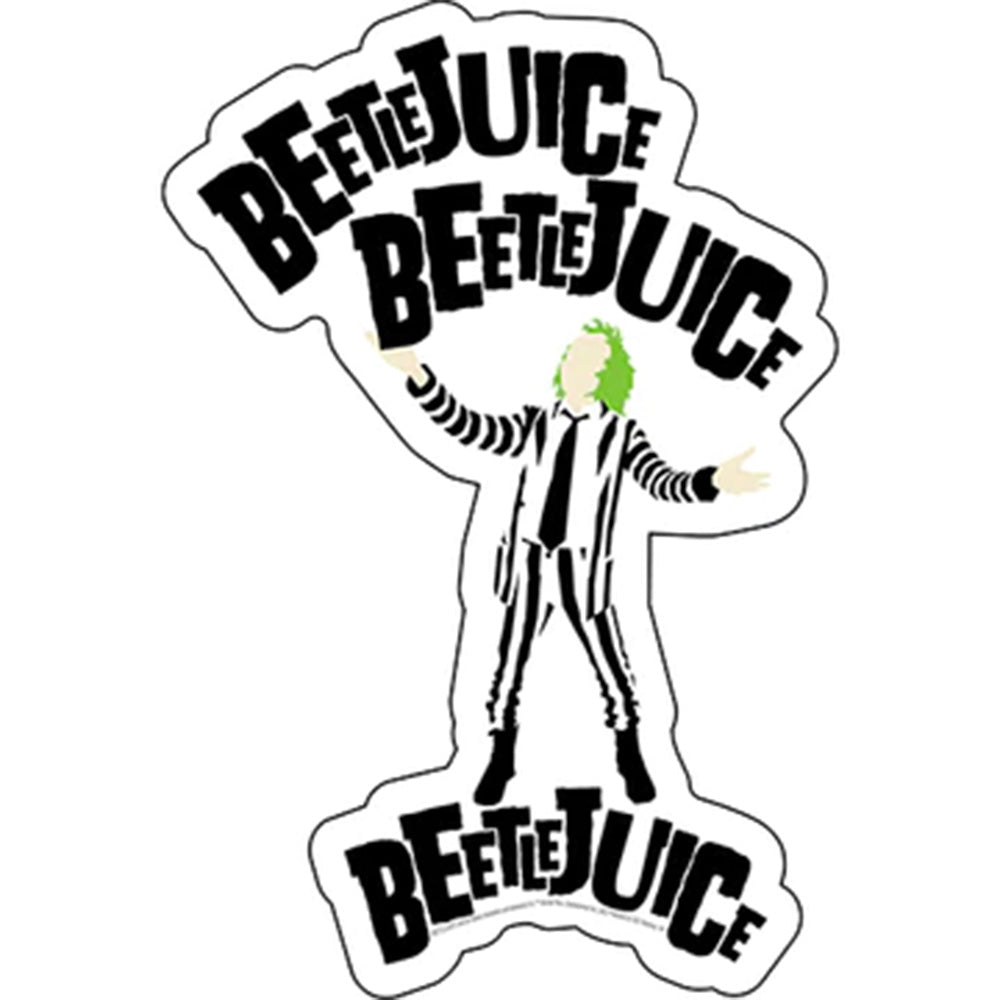 Beetlejuice 3 Times Sticker