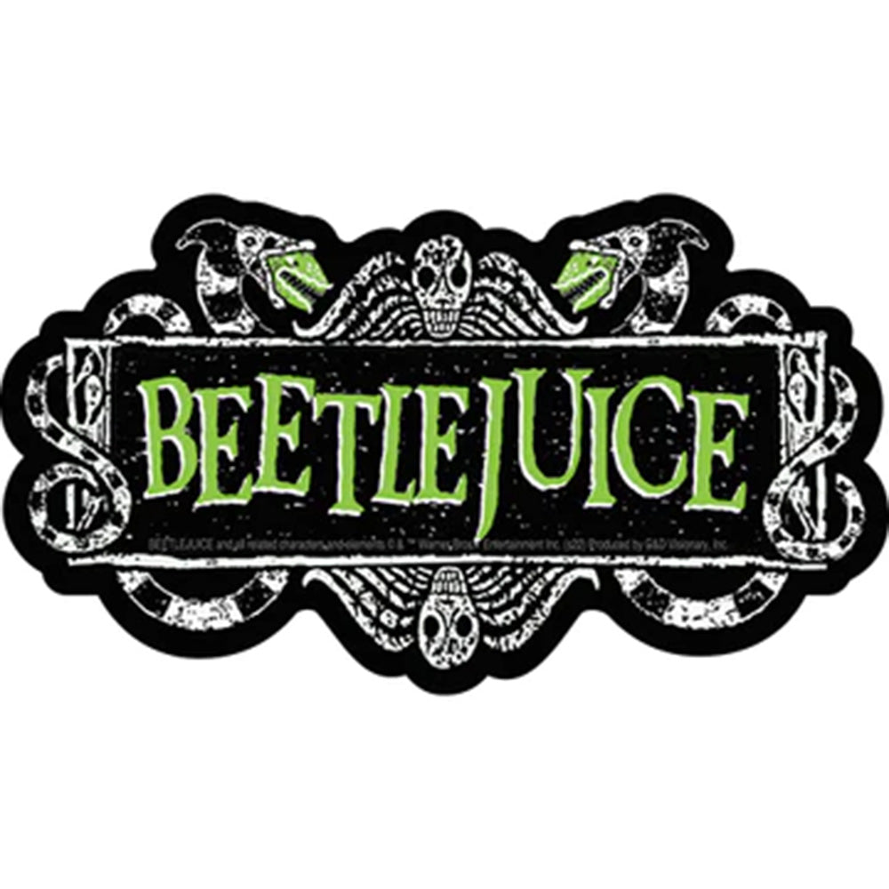 Beetlejuice Logo Sticker