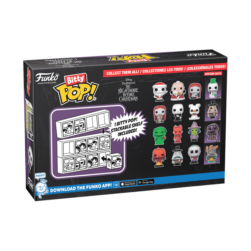 Bitty Pop! The Nightmare Before Christmas 4-Pack Series 1 (BUY 1 GET 1 30% OFF)