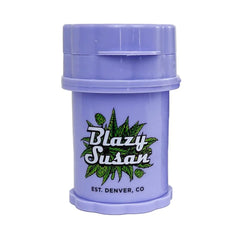Blazy Susan Large 4-Piece Purple Herb Saver Grinder