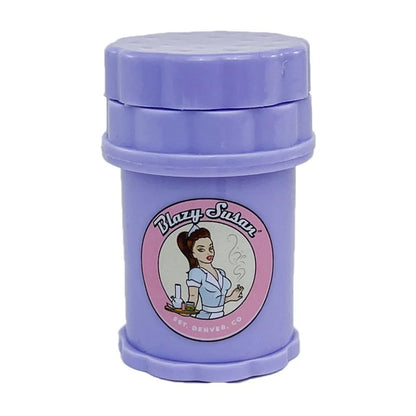 Blazy Susan Large 4-Piece Purple Herb Saver Grinder
