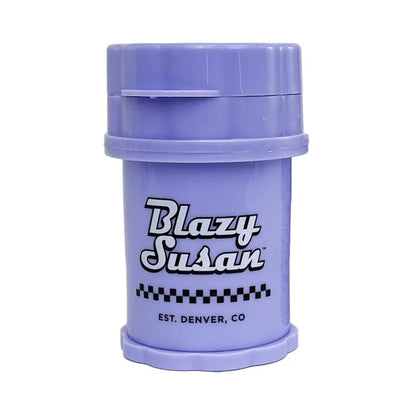 Blazy Susan Large 4-Piece Purple Herb Saver Grinder