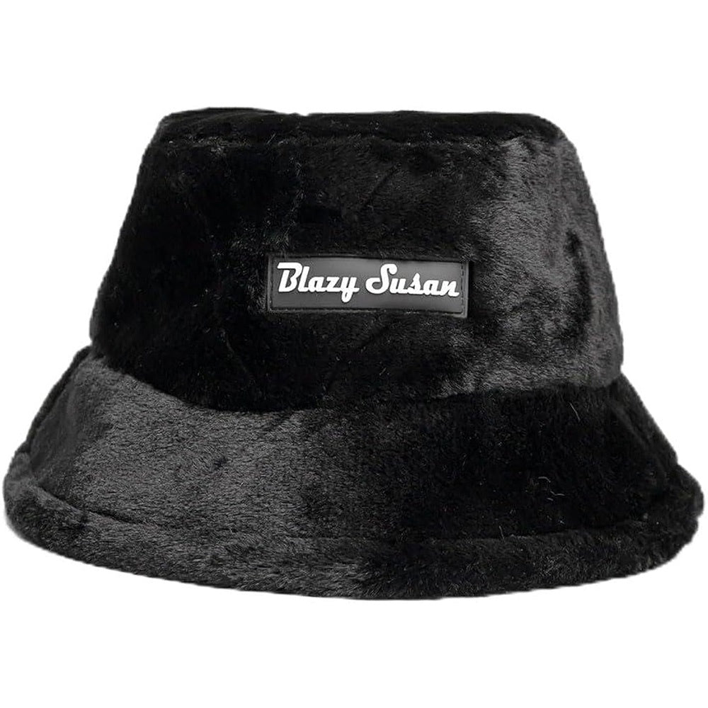 Blazy Susan Fuzzy Bucket Hat - Black