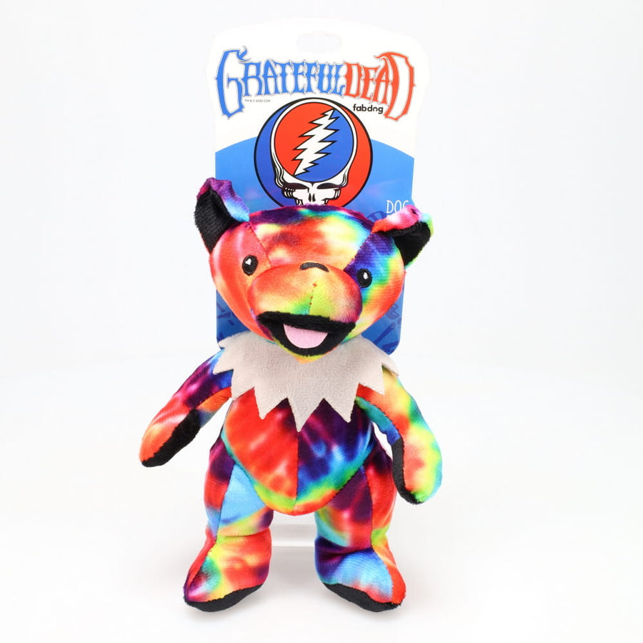 fabdog Grateful Dead® Tie Dye Dancing Bear Dog Toy - Small