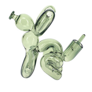 Blitzkriega Glass Balloon Dog Keychain