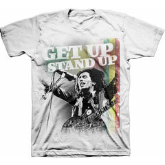 Bob Marley White Get Up Stand Up T-Shirt