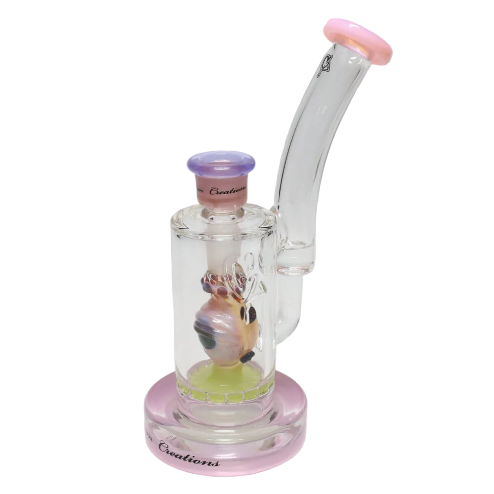 C2 Pink CFL Eye Cog Perc Bubbler SALE
