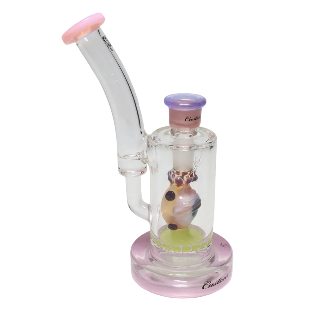 C2 Pink CFL Eye Cog Perc Bubbler SALE