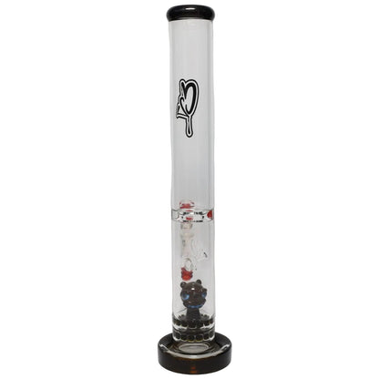 C2 Black Double Cog Perk 16” Water Pipe SALE